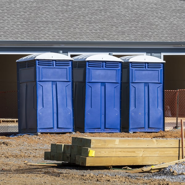 can i customize the exterior of the porta potties with my event logo or branding in Somer